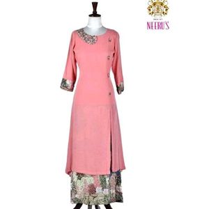 Neeru's Pink Kurti Set