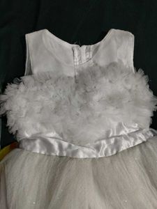 White Sparkle Tulle Party Dress