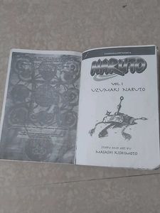 Naruto Volume 1 Manga