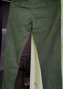 Zara Olive Green Causal Pant