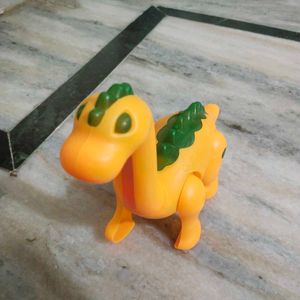 Orange Dinosaur Toy