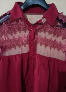 Shirt Pattern Peplum Top