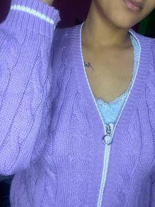 Lavender Knit Sweater
