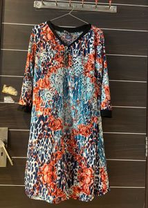 Floral Print Tunic Top