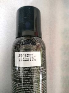 Little Black Dress Lace Body Spray