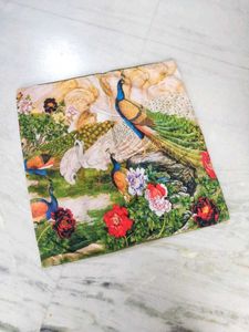 Peacock Print Big Cushion Covers
