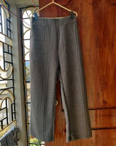 Grey Knit Trouser
