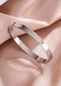 Shining Diva Fashion 18K Plated Silver Bracelet