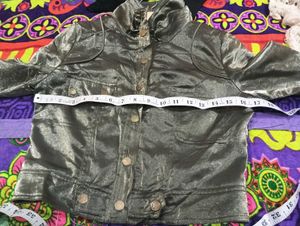 Theory Faux Leather Cropped Jacket