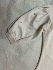 Puff Sleeve White Top 🤍