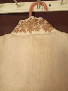 Party Ware Kurti With Golden Work😍