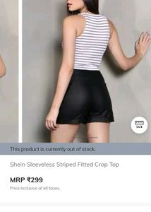 Striped Crop Tank Top