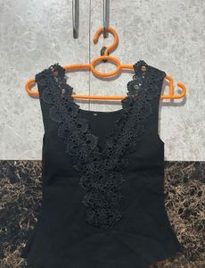 Black Lace Top