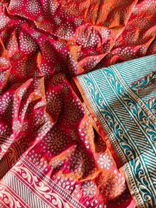 Very Rare Pure Silk Chitramal Jangla Saree