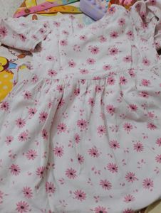 Pink Floral Baby Dress