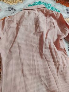 Pink Striped Button-Down Shirt