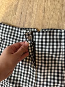 Zara Gingham Checkered Pants