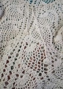 It Was A Cream Crochet Top