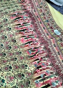 Yellow Colour Unstitched Suit