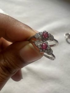 2 Pairs Of Pure Silver Toe Rings