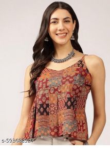 Boho Print Cami Top