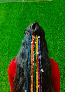 Colorful Braided Hair Extensions