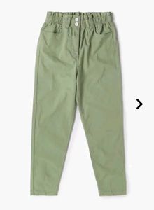 Green Casual Pants