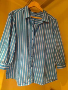 Striped Blue Top
