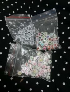 DIY Letter Beads for Jewelry Making