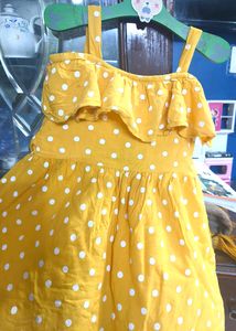 Mustard Colour Frock💛✨