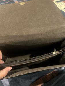 Brown Leather Sling bag