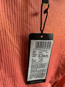 Women Casual Stylish Top Orange