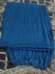 Teal Dupatta with Delicate Detailing