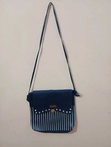 Striped Crossbody Bag