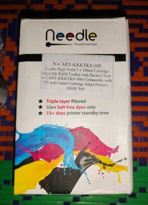Needle High Yield 2 x 100ml Cartridge Inkjet Ink