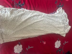 Vintage Inspired Lace Dress Size-M