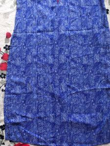 Blue Printed Kurta