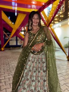 Green Lehenga Choli
