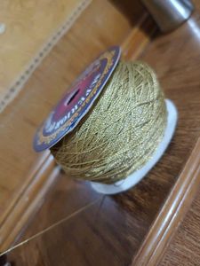Pack of 1 Embroidery Metallic Golden Zari Roll