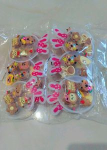 Cute Cartoon Hair clutchers pack of 4 clutcher