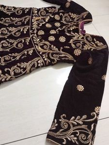 Burgundy Long Maxi Gown