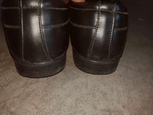 Black Leather Slip-On Dress Shoes