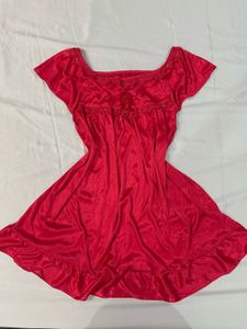 Satin Raspberry Slip