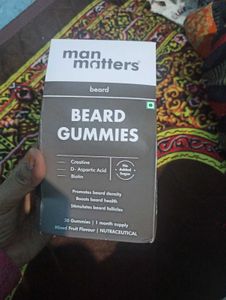 Man Matters Beard Gummies &amp; Serum