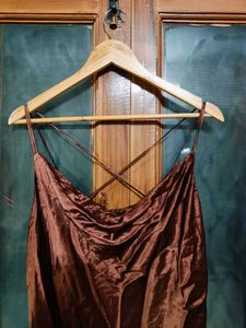 🇳🇿💫♥️Imported Brown Mini Slip Dress
