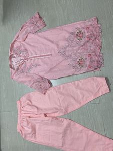 Beautiful Embroidery With Pearl Suit