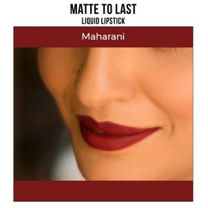 Nykaa Matte to Last! Transfer Proof Liquid L Lipstick Maharani -02 | 5ml