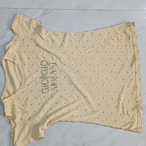 Giorgio Armani Rhinestone Tee