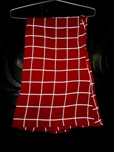 Maroon Plaid Lounge Pants