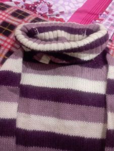 Striped Turtleneck Sweater